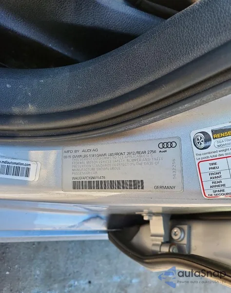 2016 Audi A6 Premium Plus from USA, damaged, VIN WAUGFAFC3GN015476